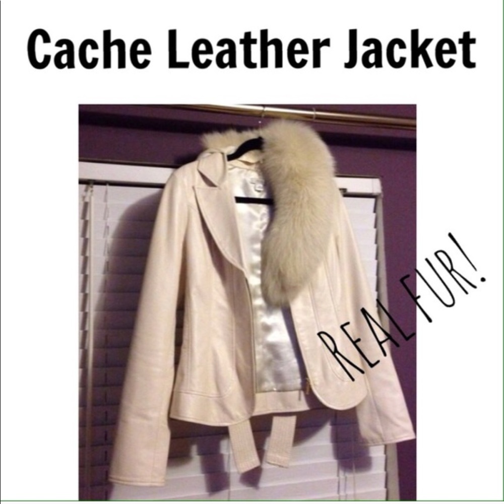 Cache Leather Jacket